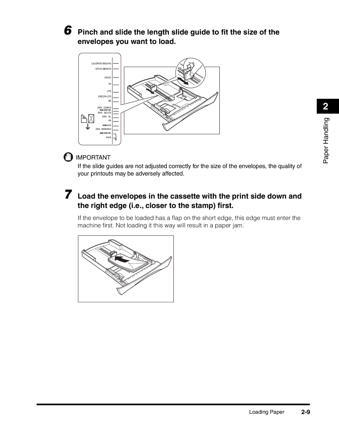 Canon MF55DD Series manual Paper Handling 