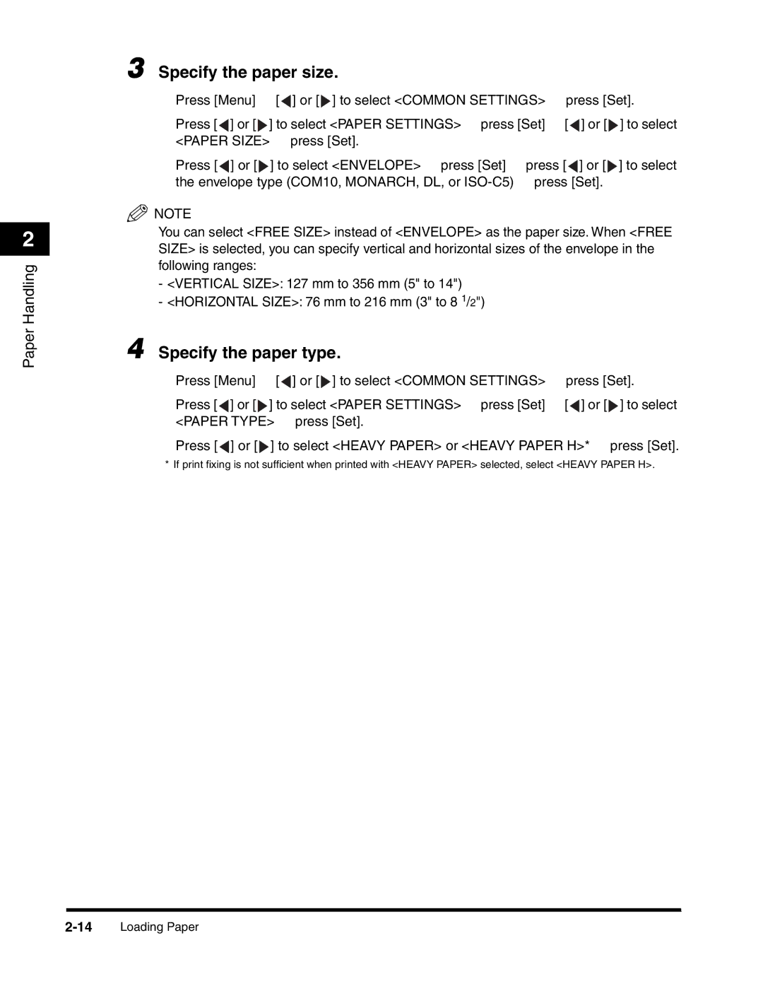 Canon MF55DD Series manual 14Loading Paper 