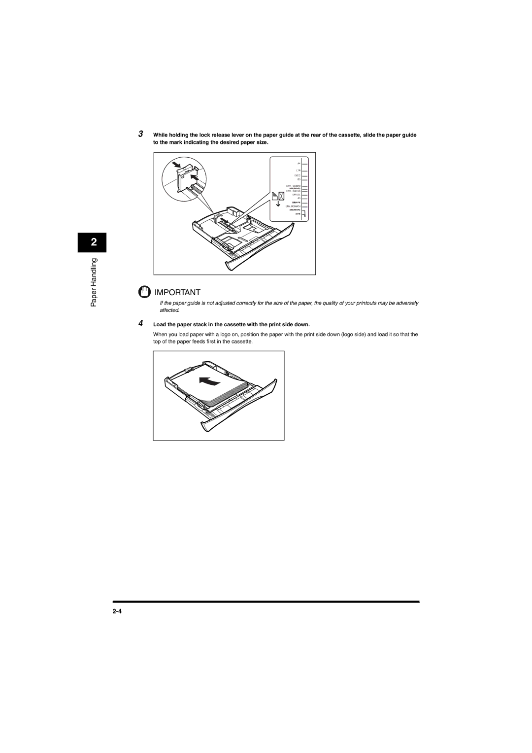 Canon MF5650 manual Paper Handling 