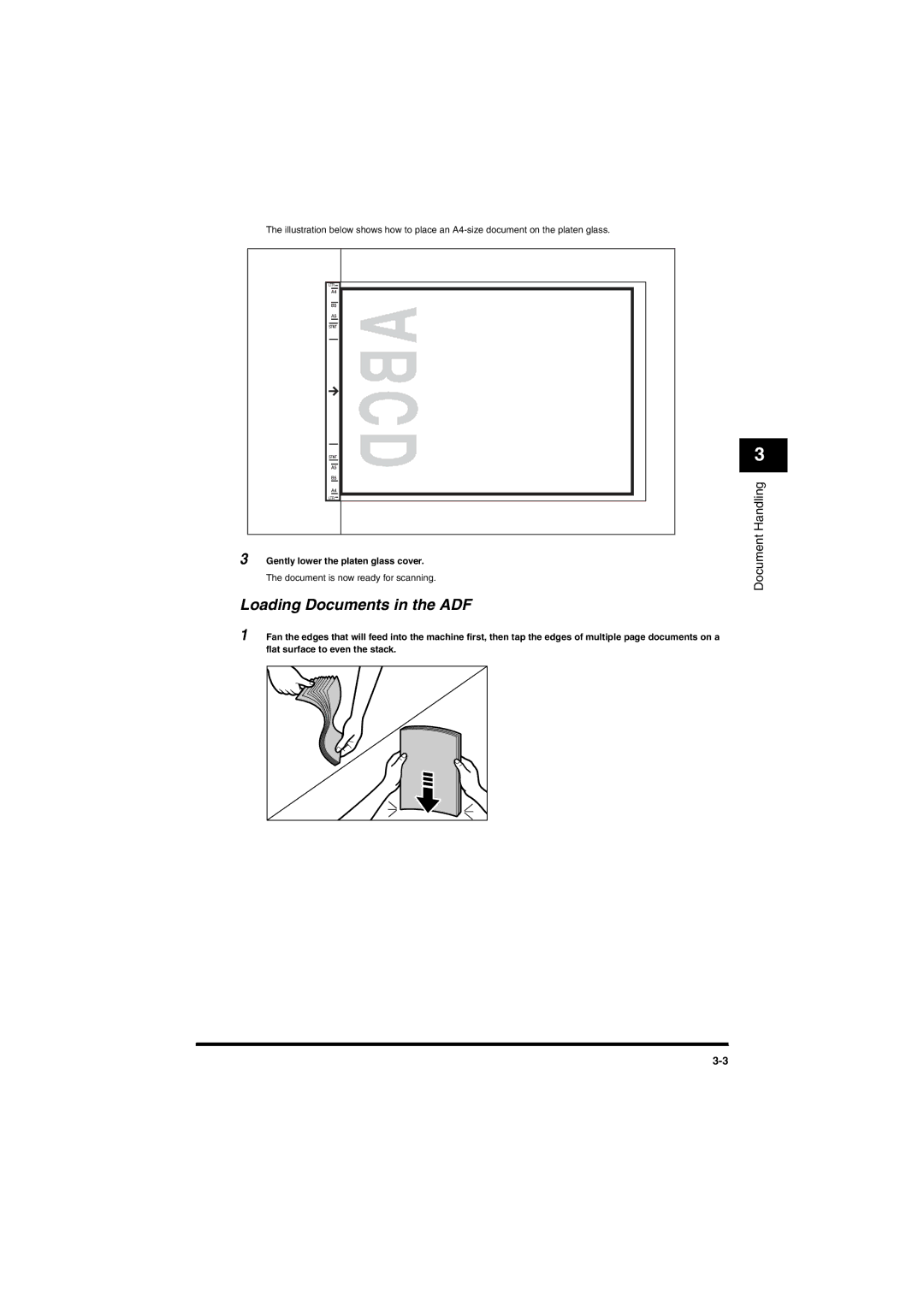 Canon MF5650 manual Loading Documents in the ADF 