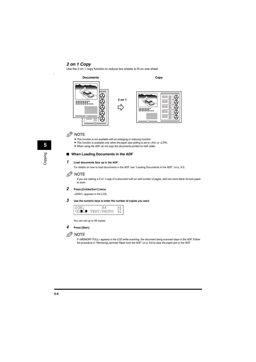 Canon MF5650 manual On 1 Copy, Documents 