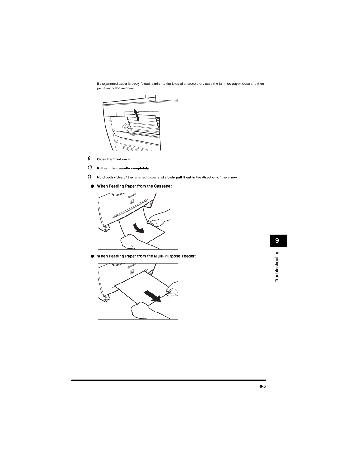 Canon MF5650 manual Troubleshooting 