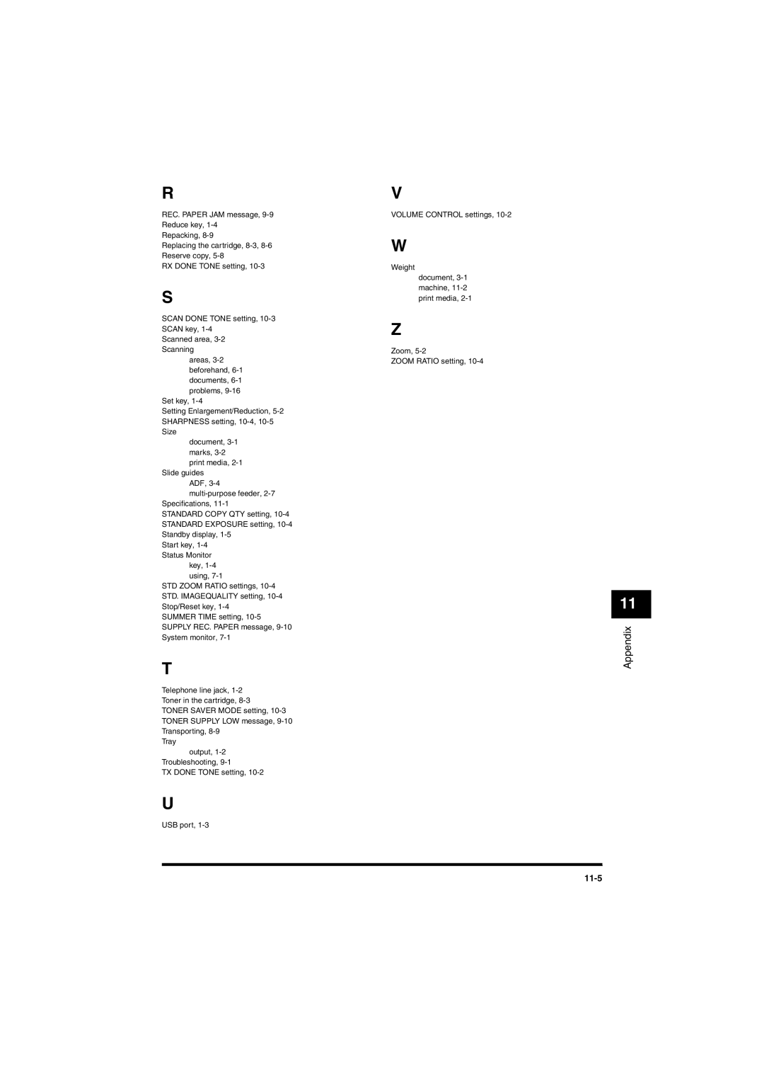 Canon MF5650 manual 11-5 