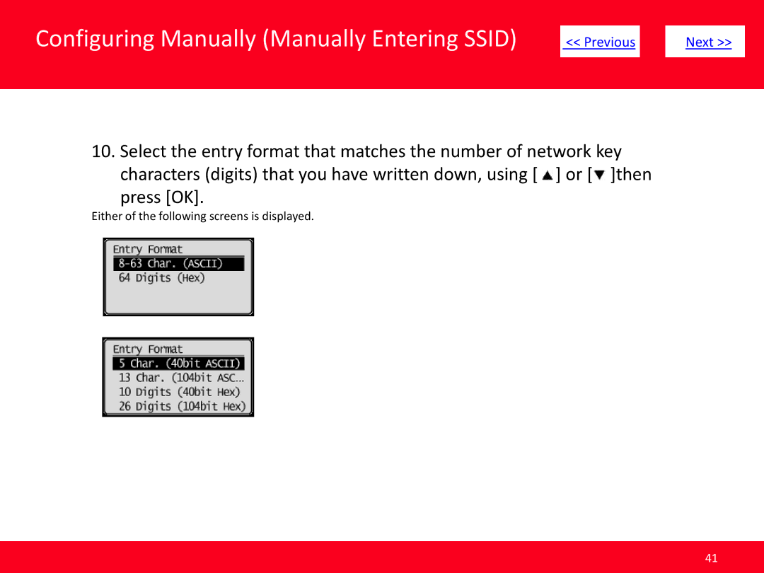 Canon MF5950dw manual Either of the following screens is displayed 