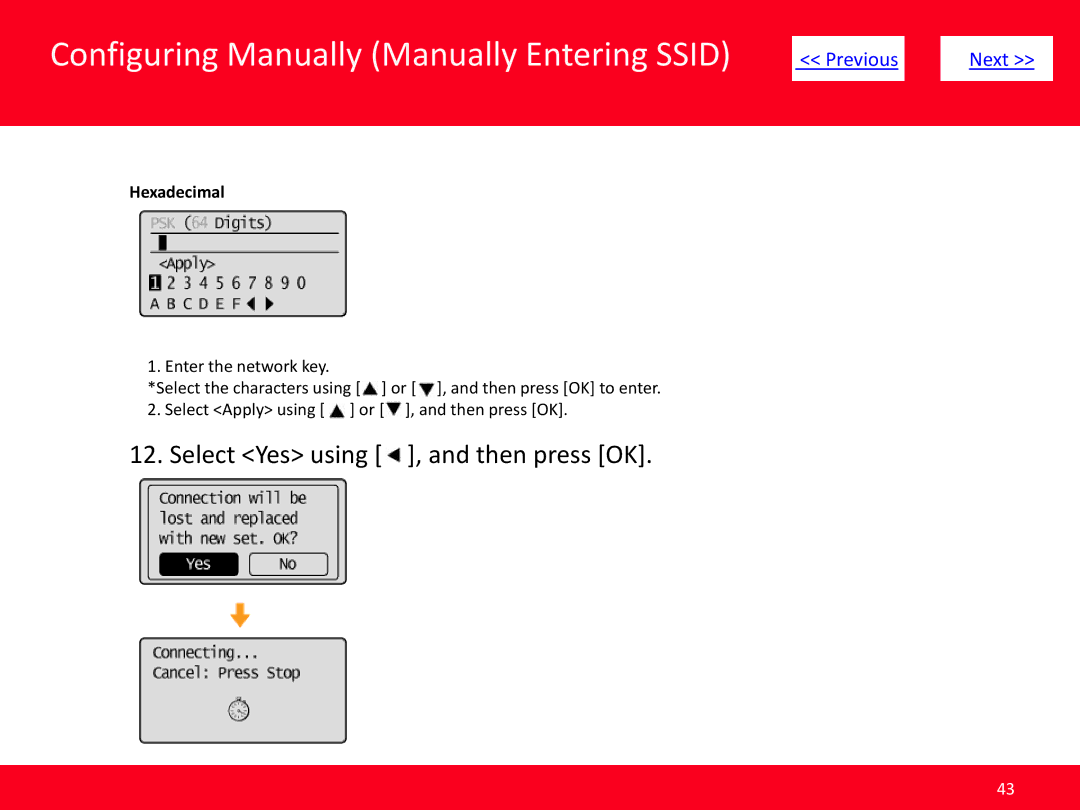 Canon MF5950dw manual Select Yes using , and then press OK 