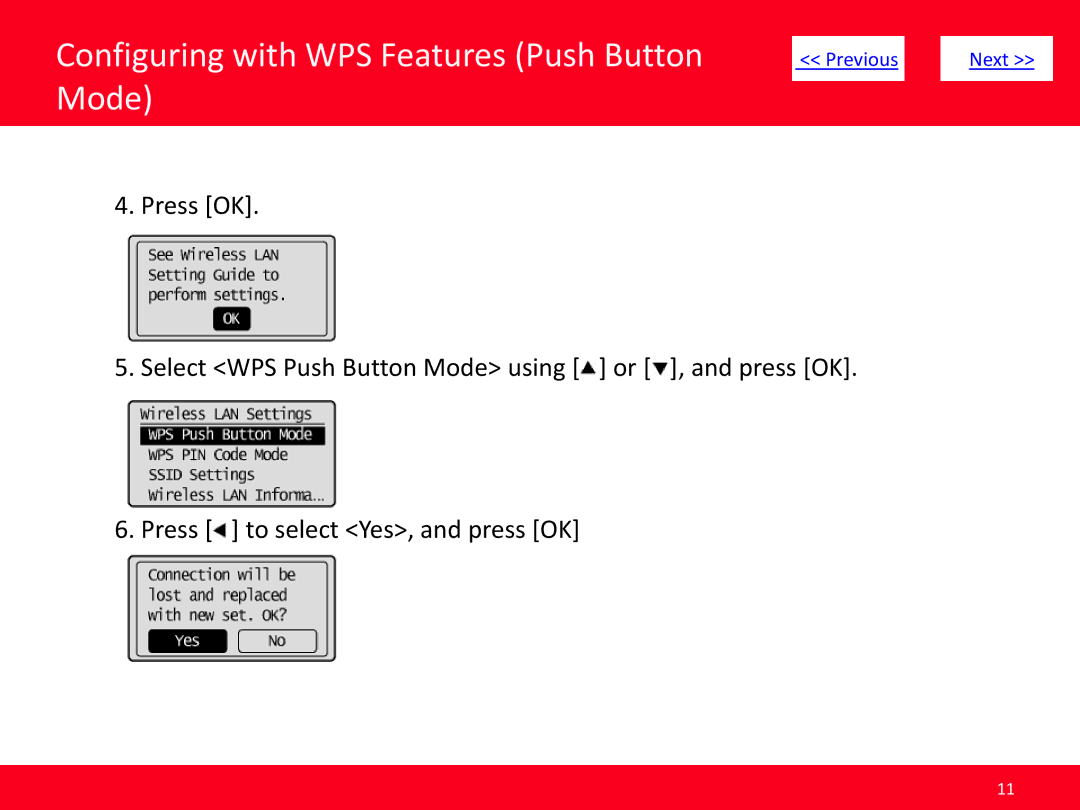 Canon MF8380Cdw, MF8080Cw manual Press OK 