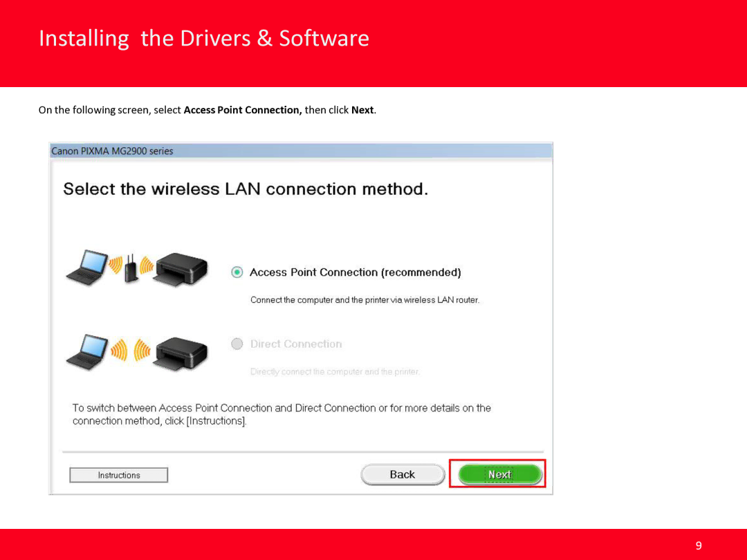 Canon MG2920 manual Installing the Drivers & Software 