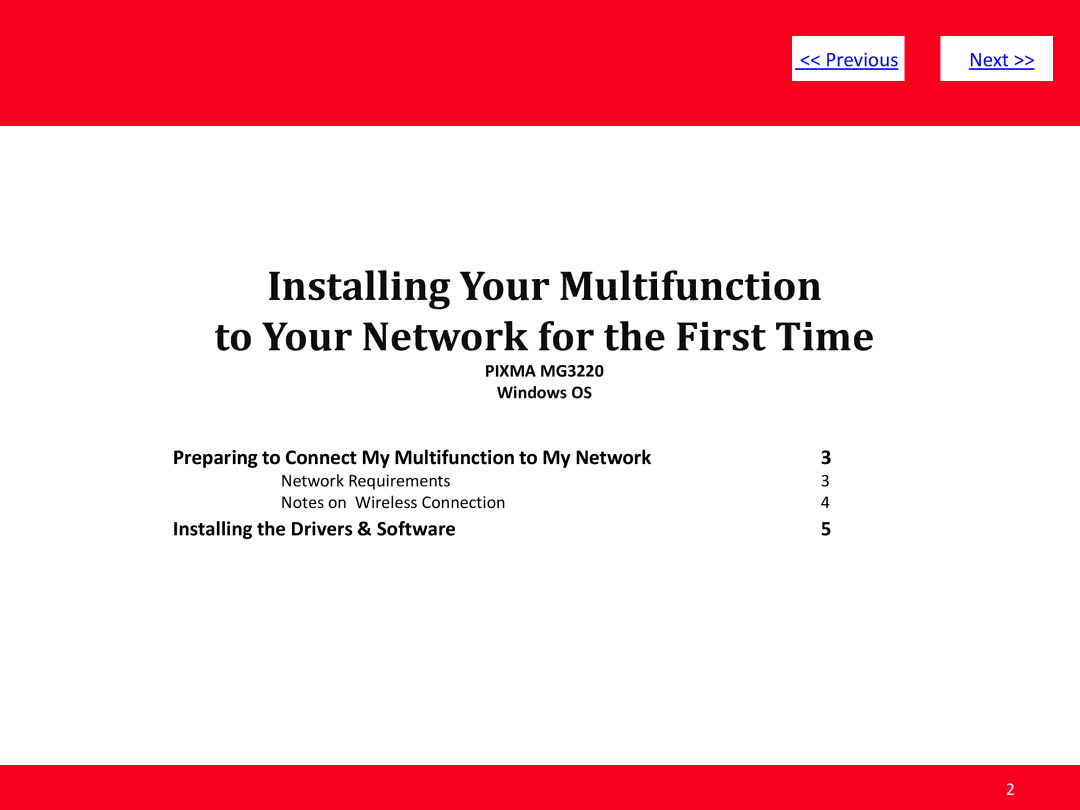 Canon Mg3220 manual Preparing to Connect My Multifunction to My Network 