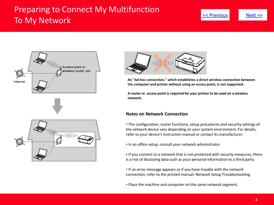 Canon Mg3220 manual Preparing to Connect My Multifunction To My Network 