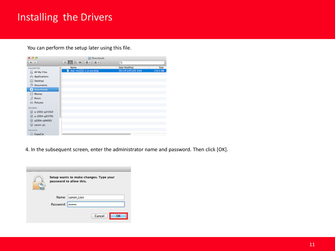 Canon Mg3220 manual Installing the Drivers 