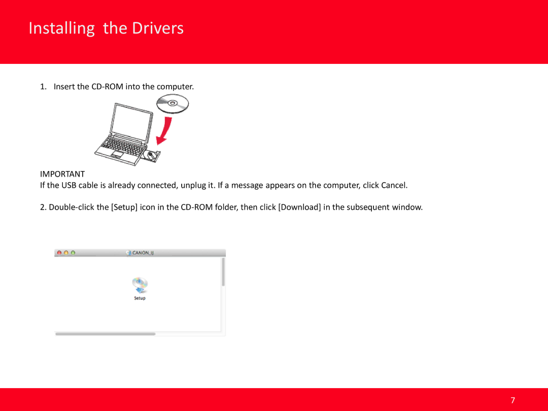 Canon Mg3220 manual Installing the Drivers 