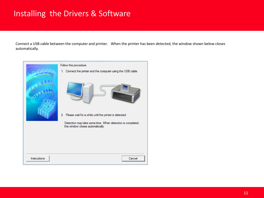 Canon MG3520 manual Installing the Drivers & Software 