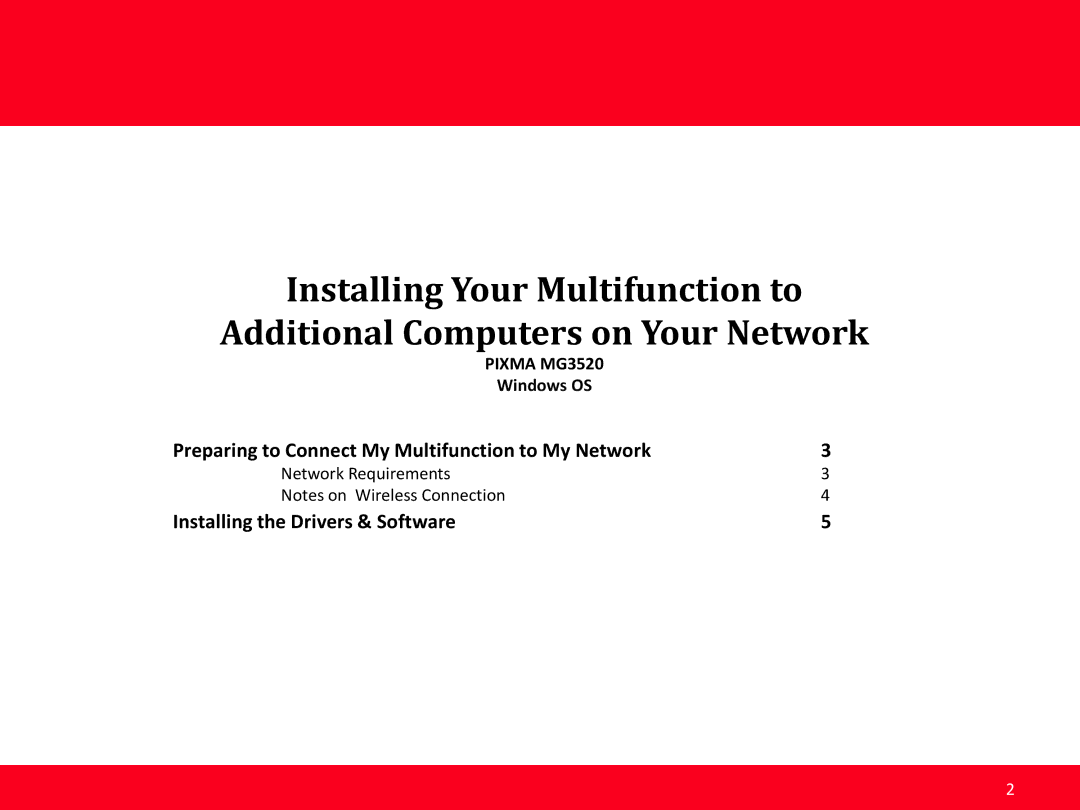 Canon MG3520 manual Preparing to Connect My Multifunction to My Network 