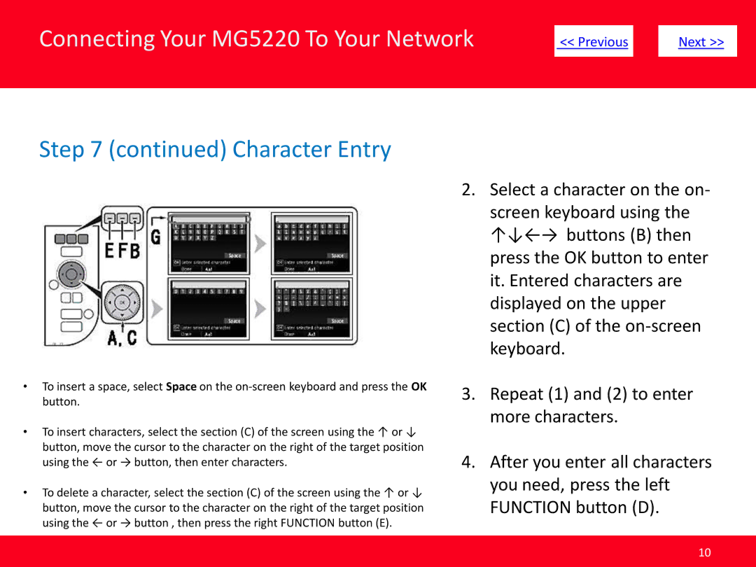 Canon manual Connecting Your MG5220 To Your Network 