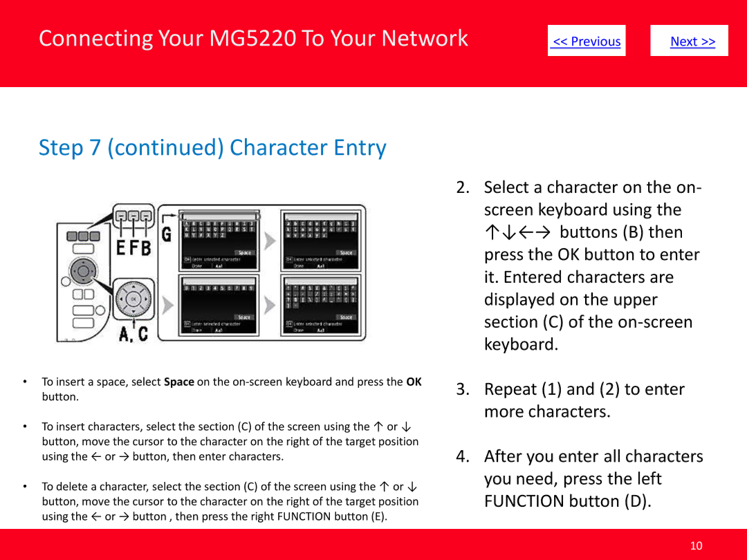 Canon manual Connecting Your MG5220 To Your Network 