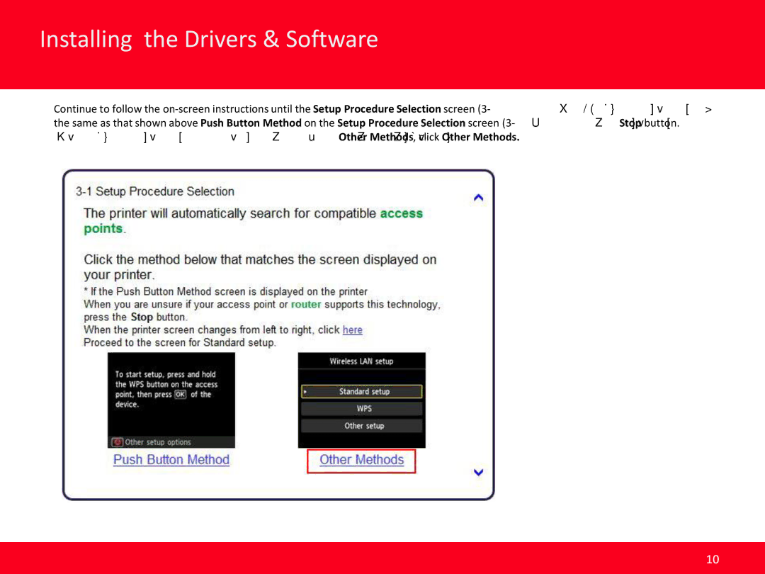 Canon MG6420 manual Installing the Drivers & Software 