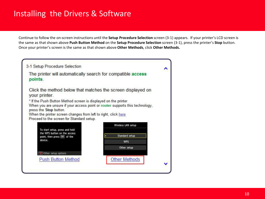 Canon MG6420 manual Installing the Drivers & Software 