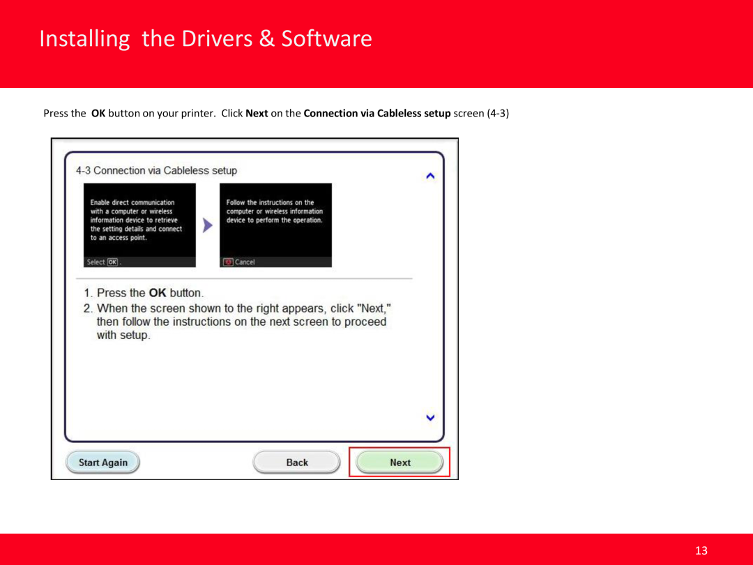 Canon MG6420 manual Installing the Drivers & Software 