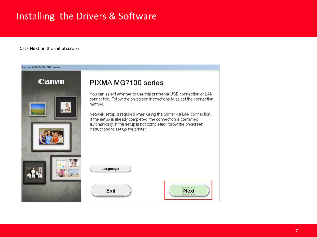 Canon mg7120 manual Click Next on the initial screen 