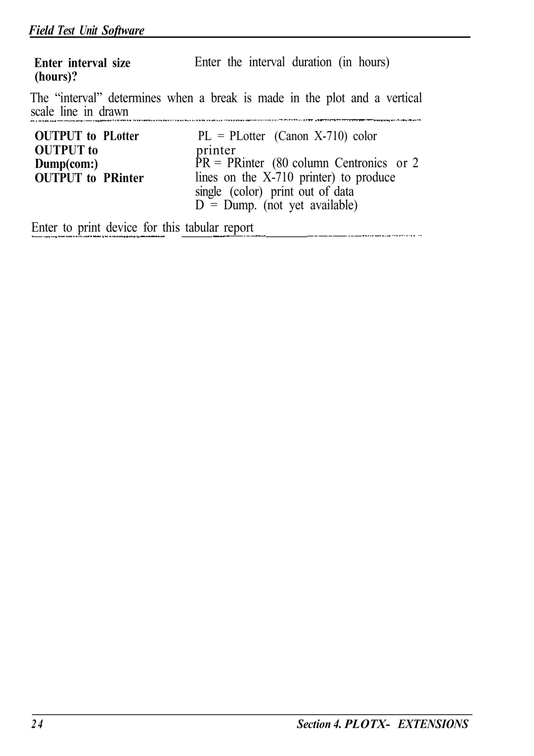 Canon Model 6401 B manual Lines on the X-710 printer to produce 