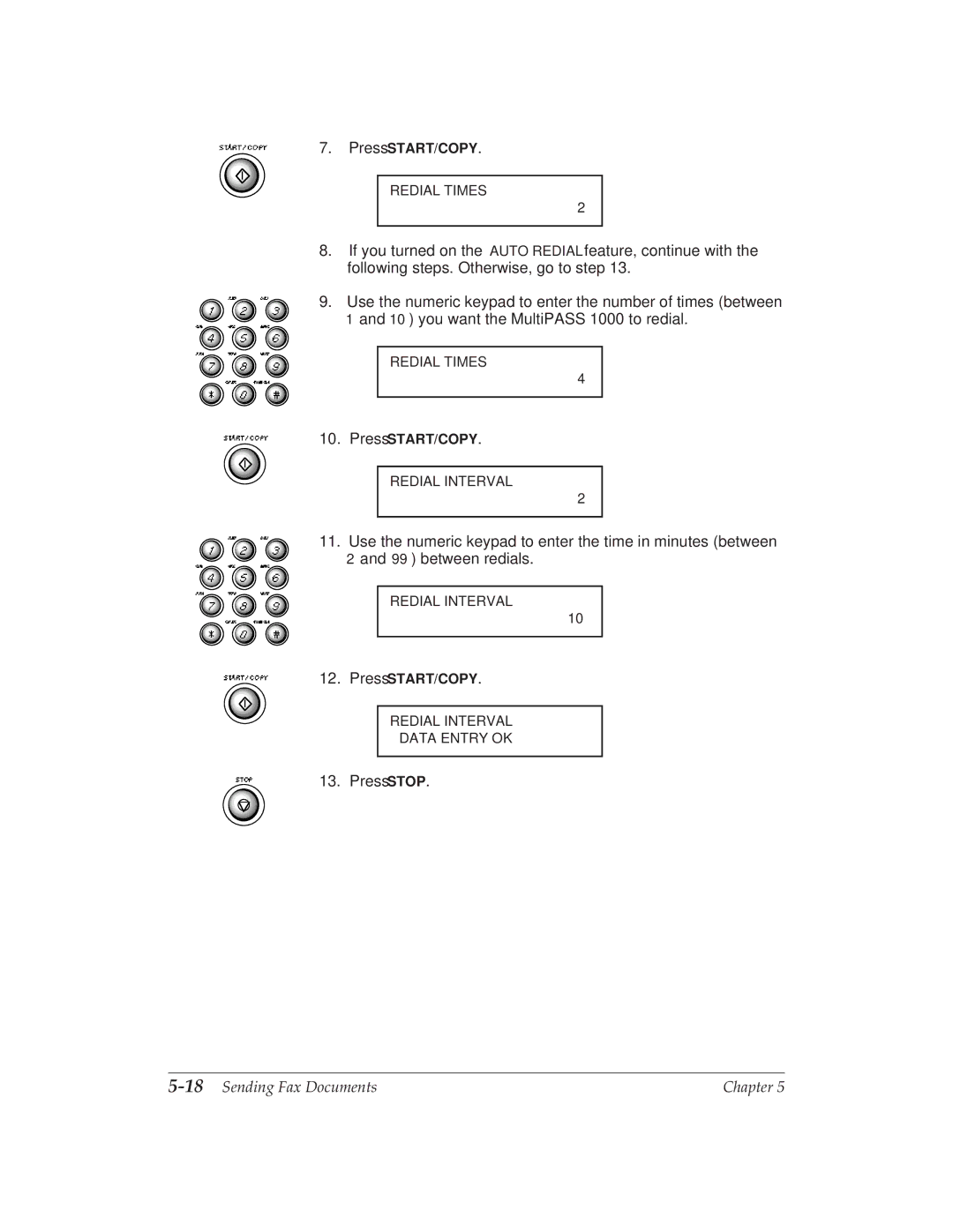 Canon MP 1000 manual 18Sending Fax Documents 