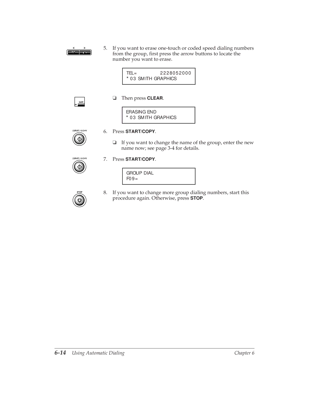 Canon MP 1000 manual 14Using Automatic Dialing 