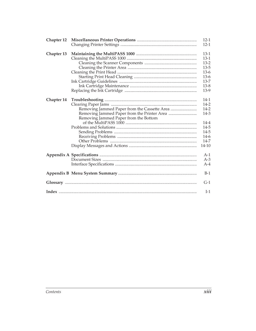 Canon MP 1000 manual Chapter 