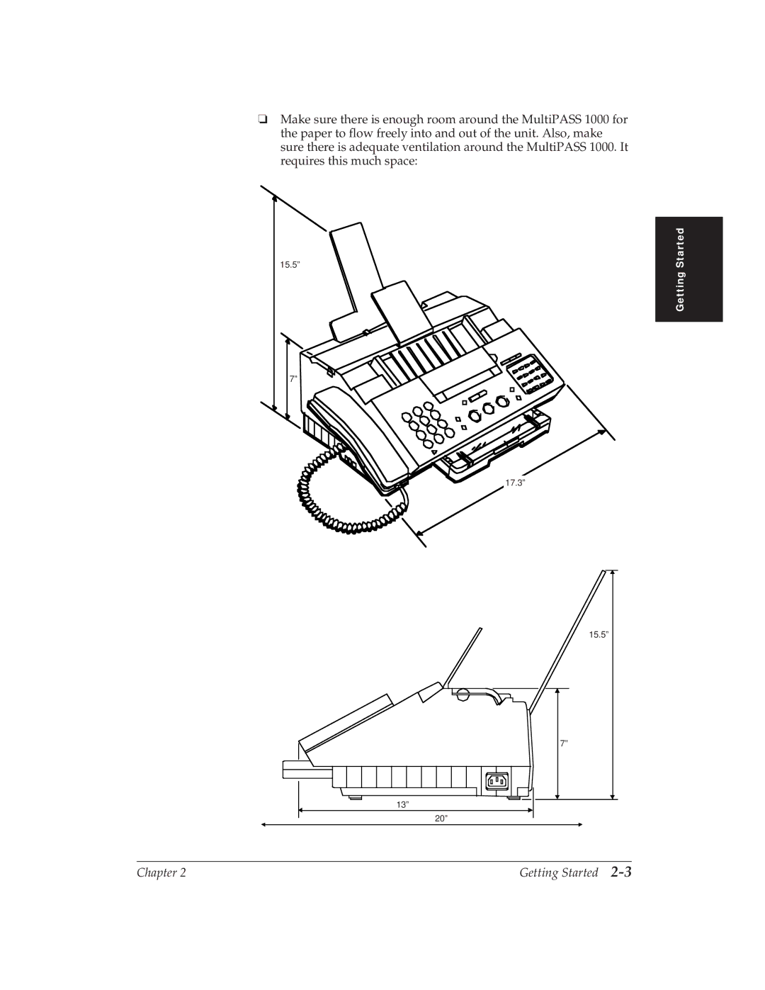 Canon MP 1000 manual 15.5 