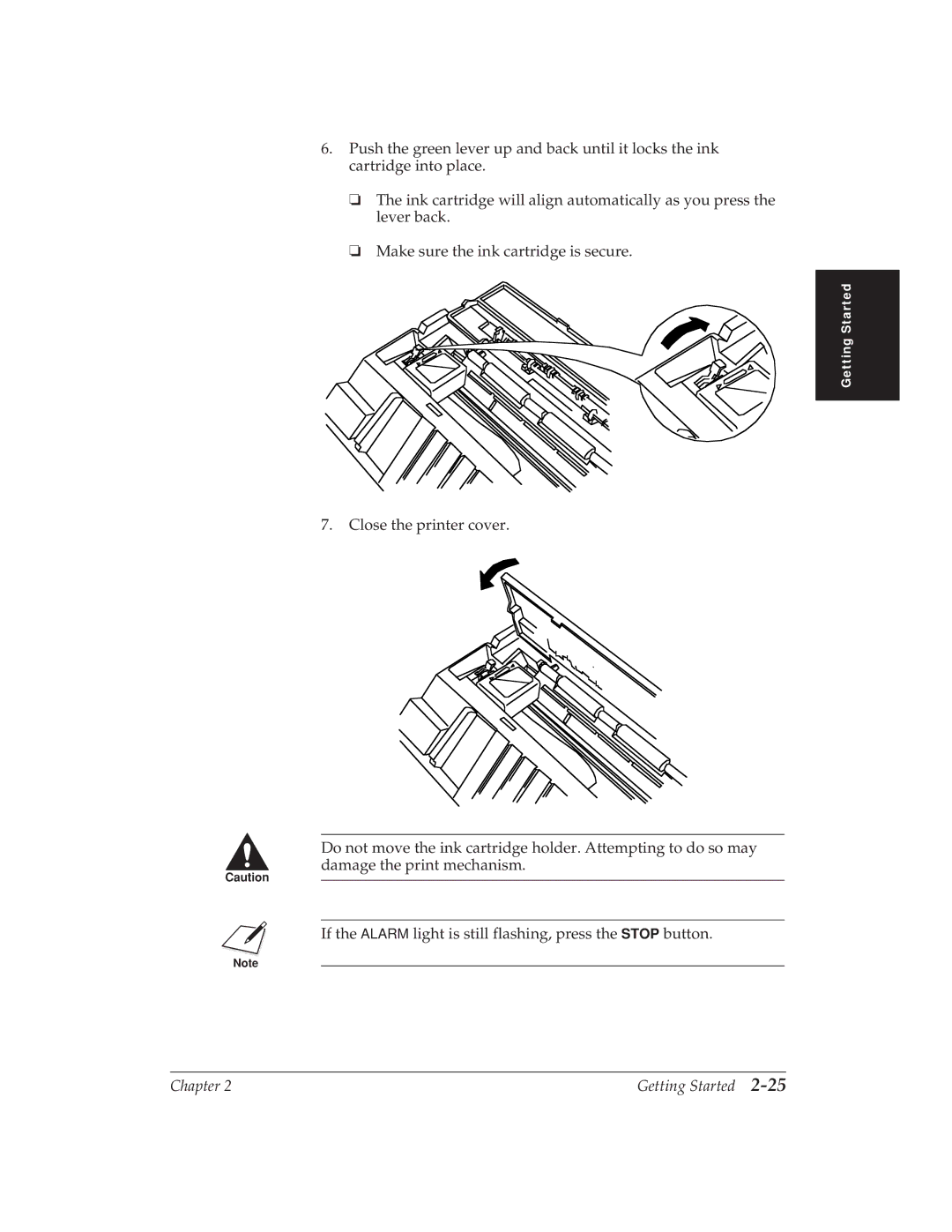 Canon MP 1000 manual Chapter Getting Started 