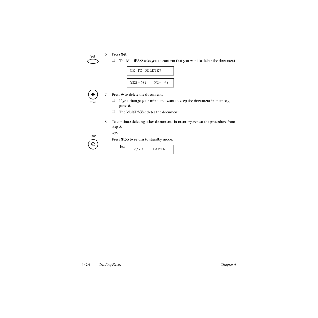 Canon MP-C545 user manual OK to DELETE? 