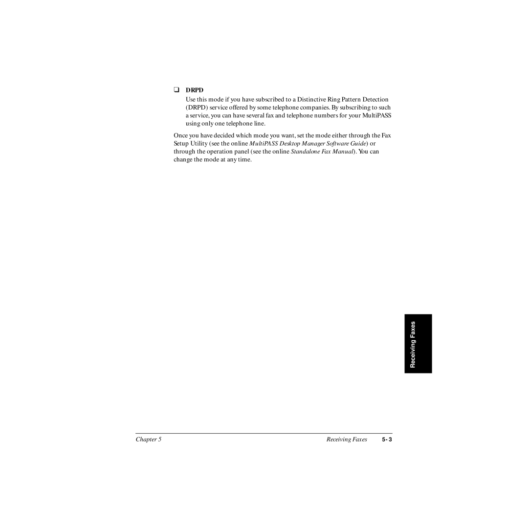 Canon MP-C545 user manual Drpd 