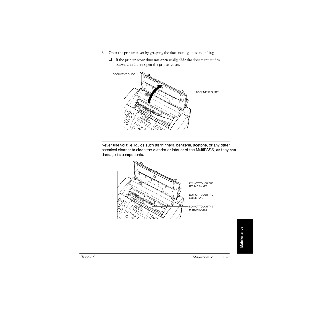 Canon MP-C545 user manual Document Guide 