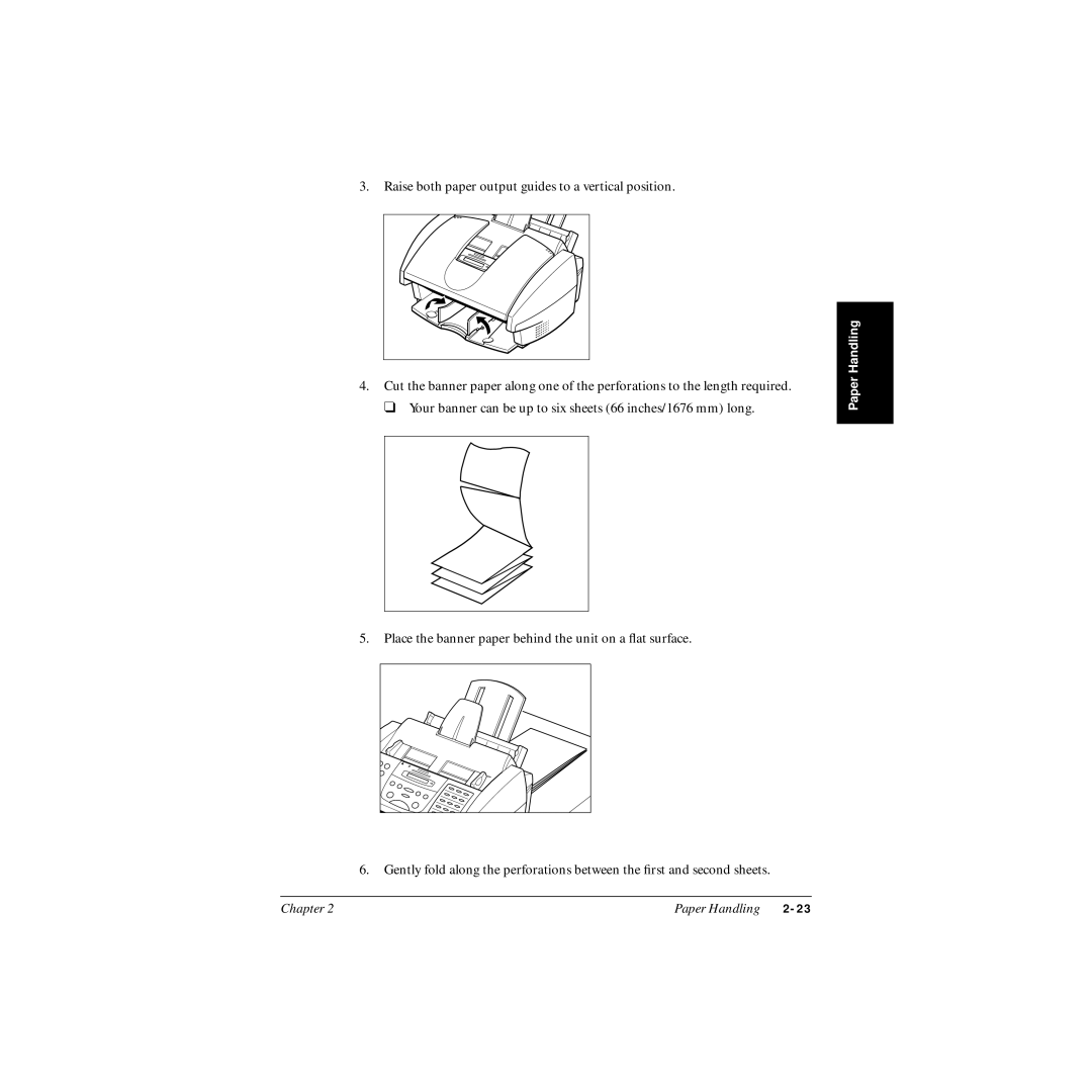 Canon MP-C545 user manual Paper Handling 