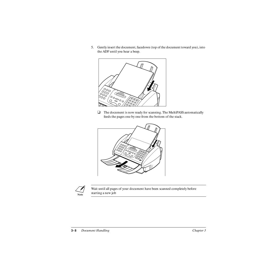 Canon MP-C545 user manual 8Document Handling 