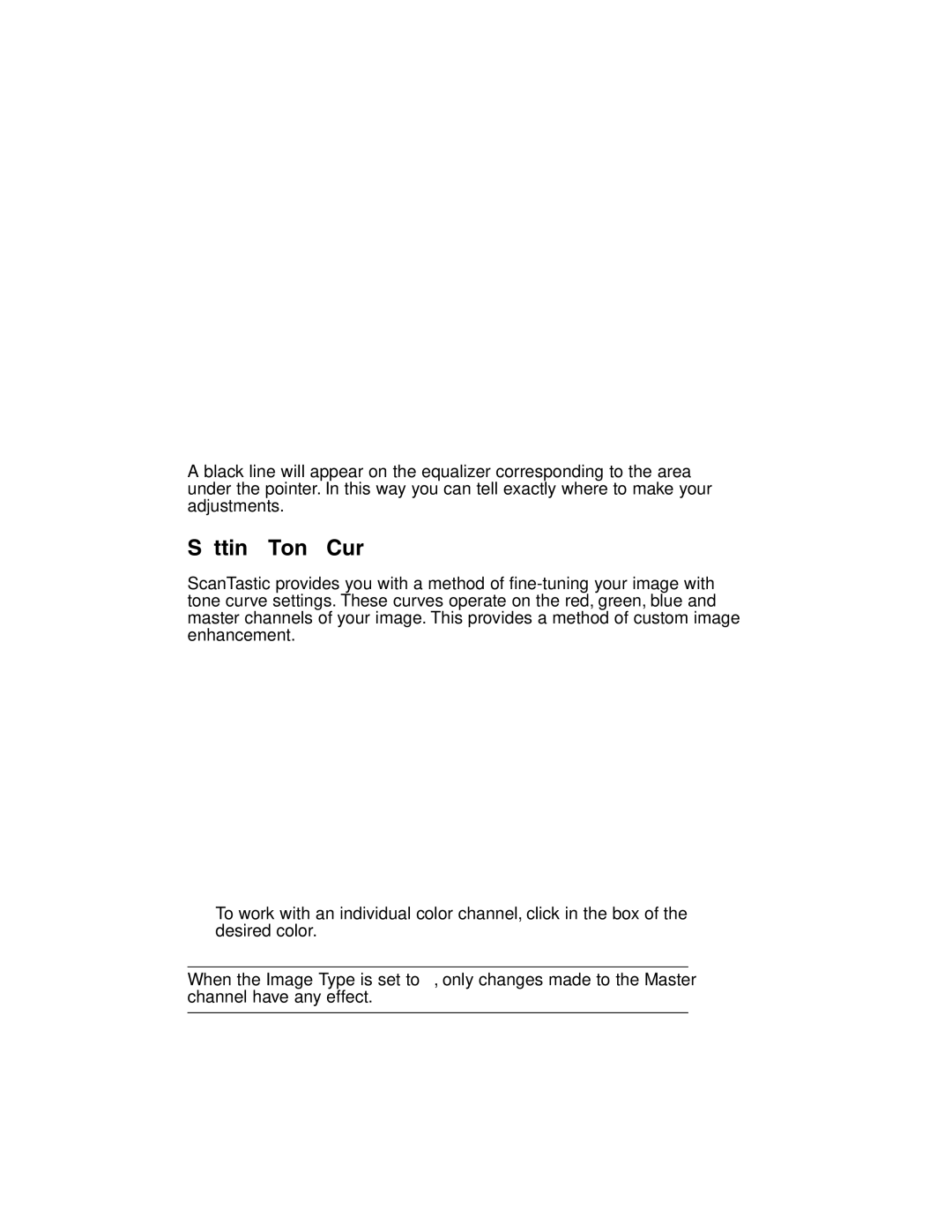 Canon MP-C635 user manual Setting Tone Curves 