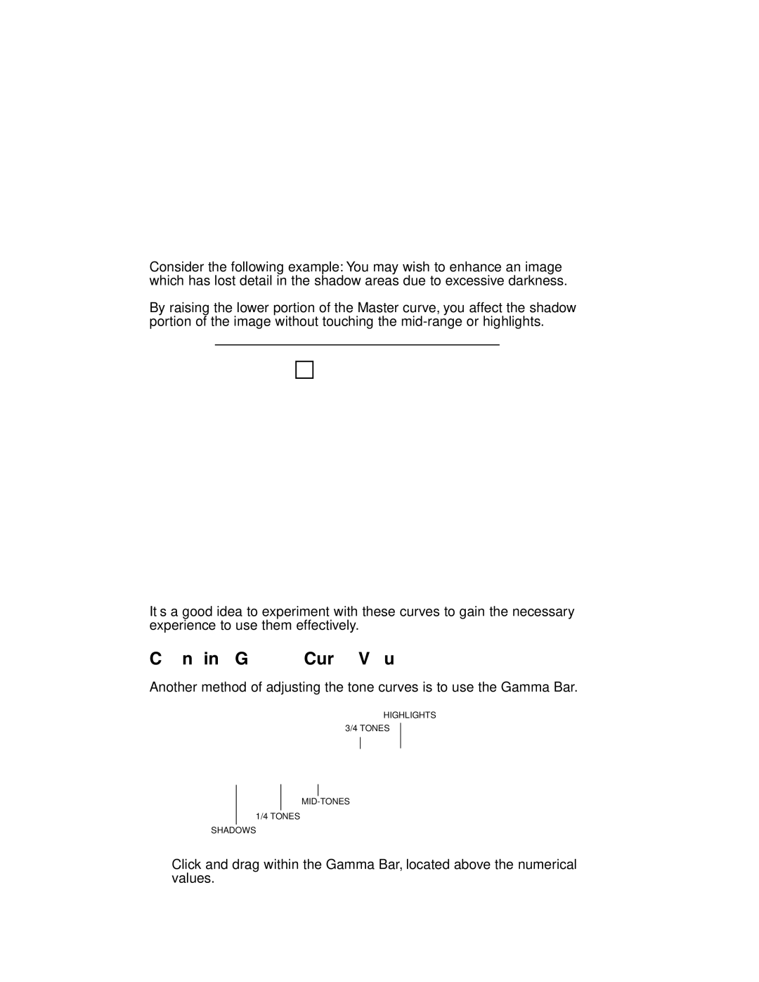 Canon MP-C635 user manual Changing Gamma Curve Values 