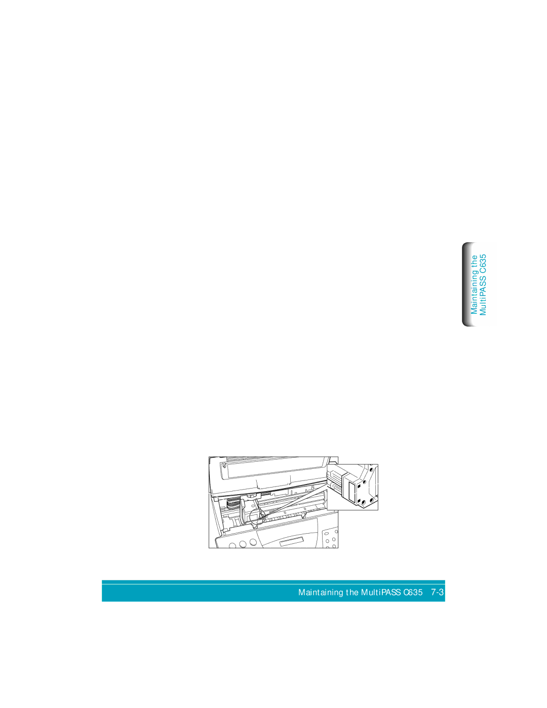 Canon MP-C635 user manual Routine Maintenance, Cleaning Inside the MultiPASS 