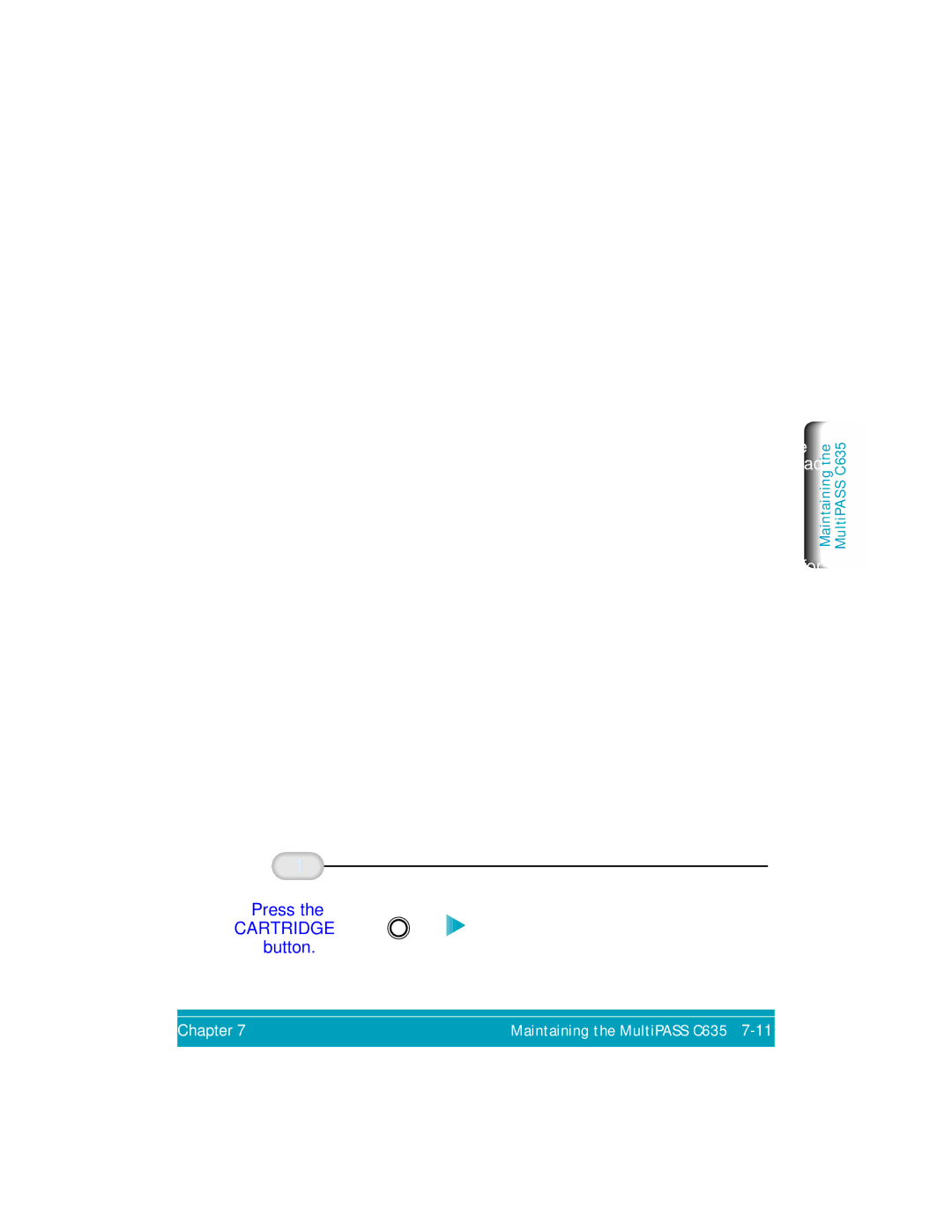 Canon MP-C635 user manual Replacing the BJ Cartridge, Press 