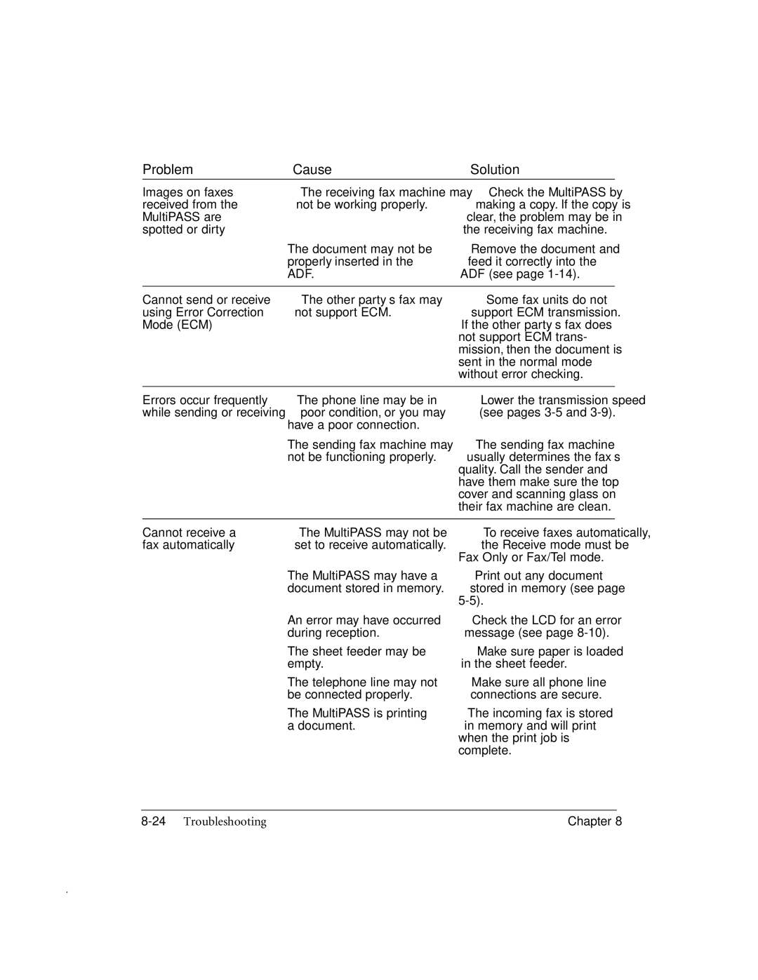 Canon MP-C635 user manual Adf 