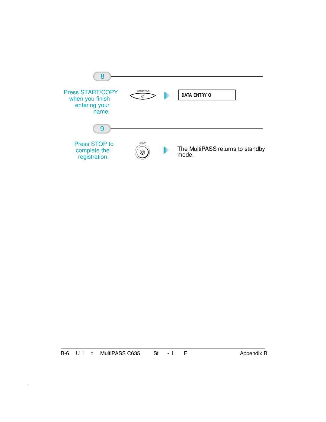 Canon MP-C635 user manual MultiPASS returns to standby mode 