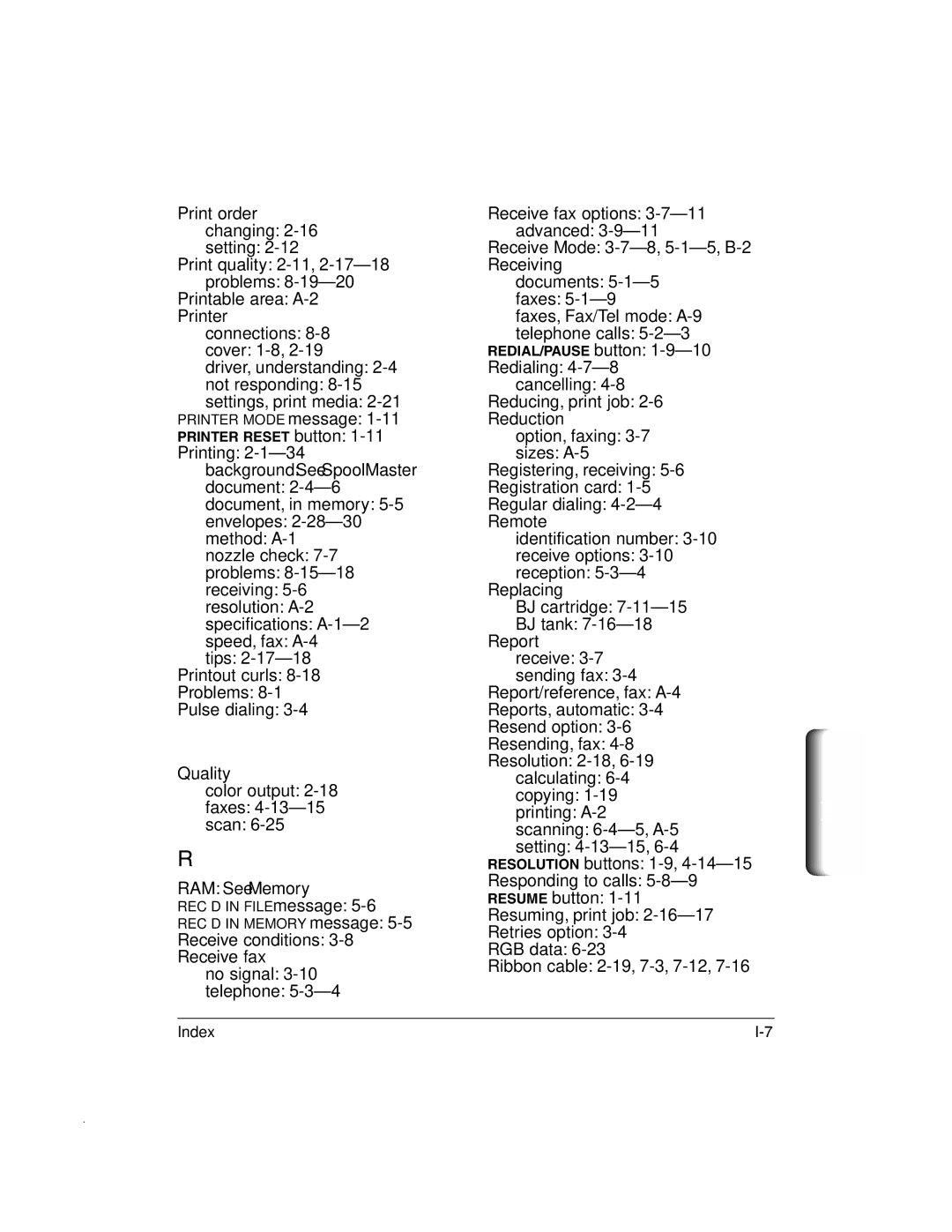 Canon MP-C635 user manual Reduction 