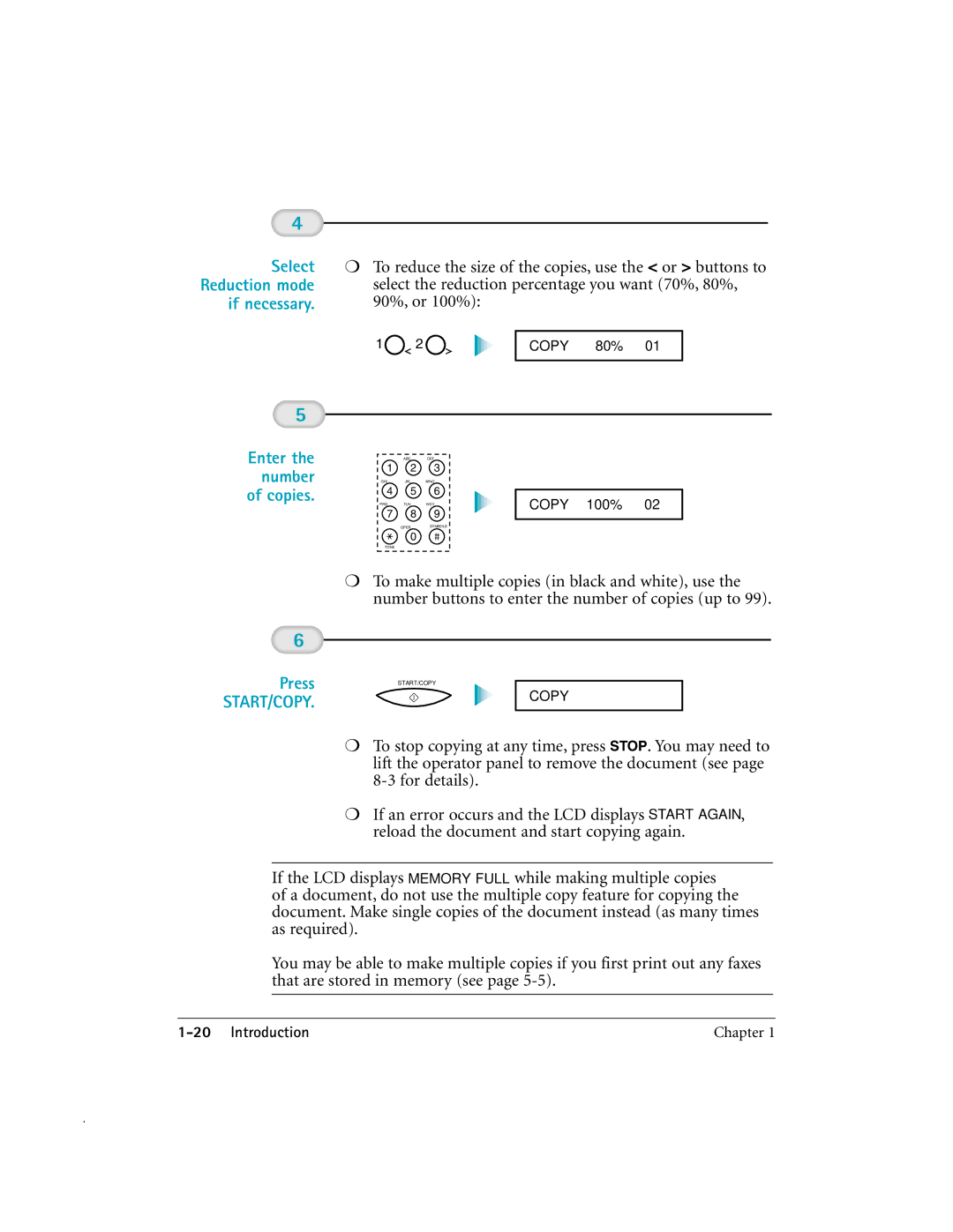 Canon MP-C635 user manual Press 