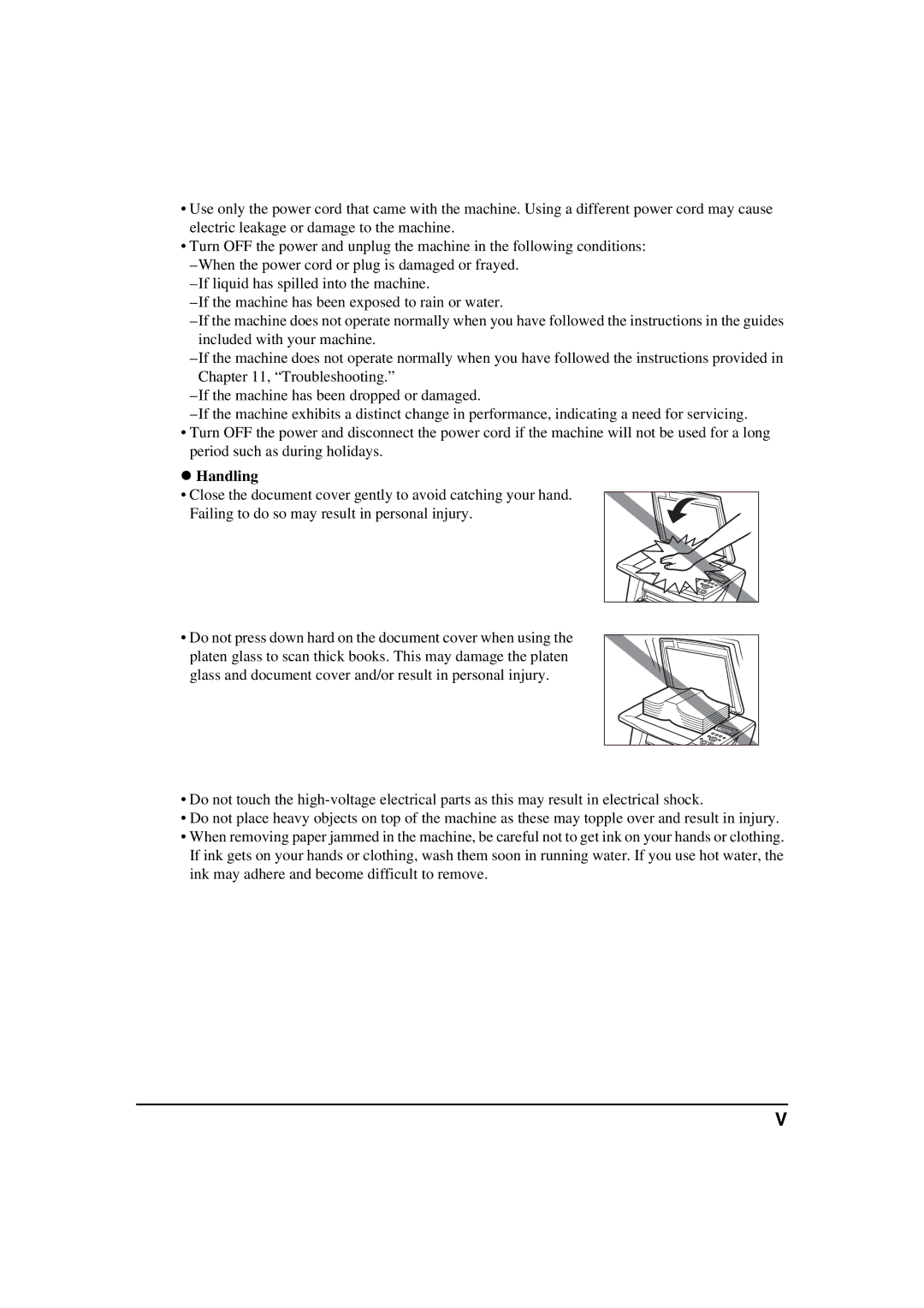 Canon MP370, MP360 manual Handling 