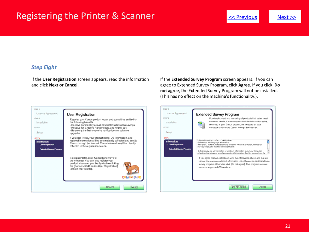 Canon MP499 manual Step Eight 