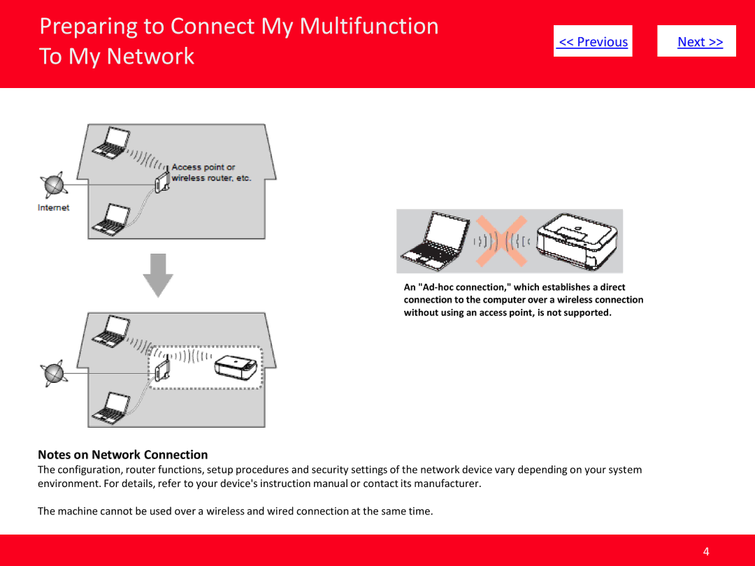 Canon MP499 manual Preparing to Connect My Multifunction To My Network 