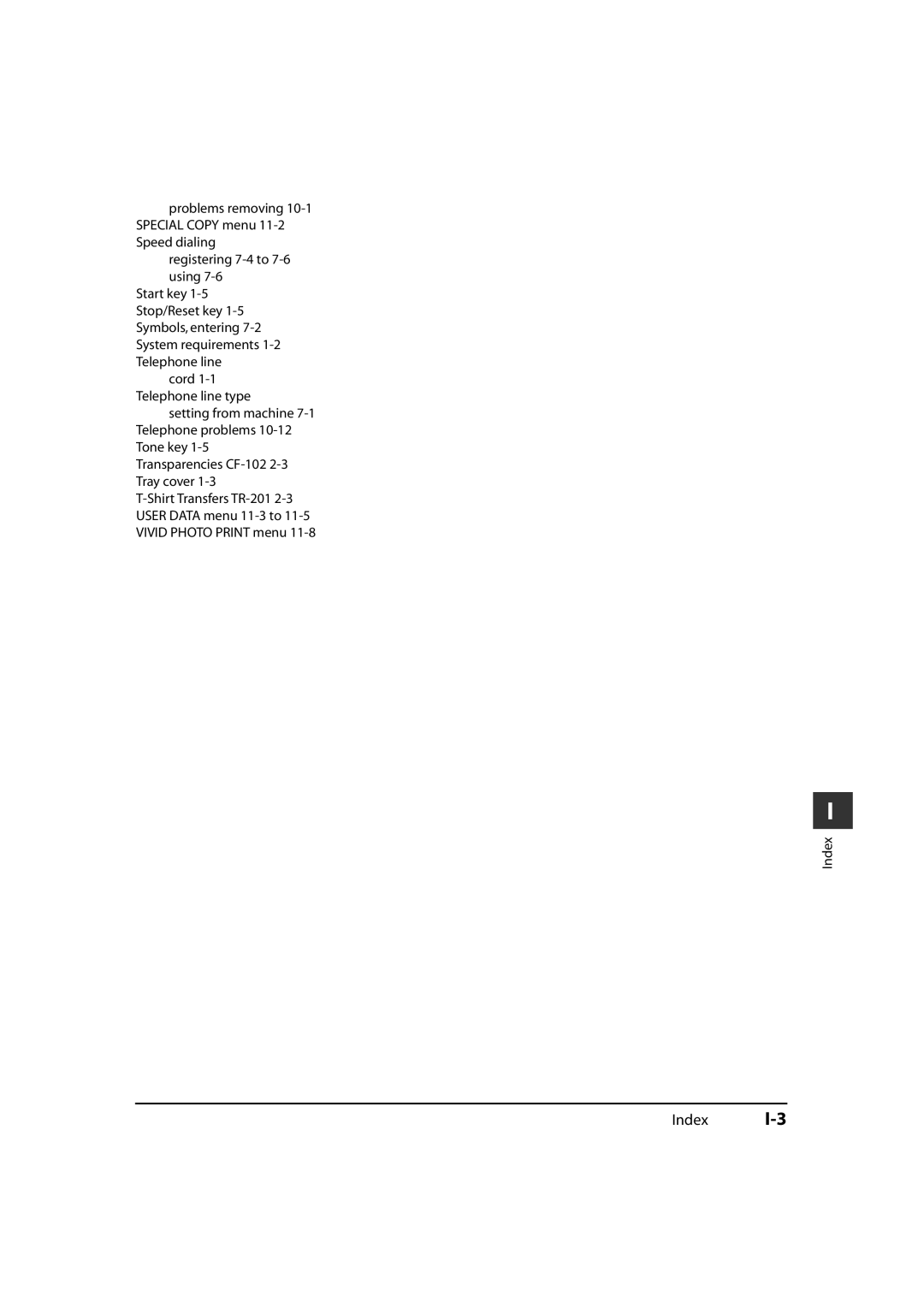 Canon MP700, MP730 manual Index 