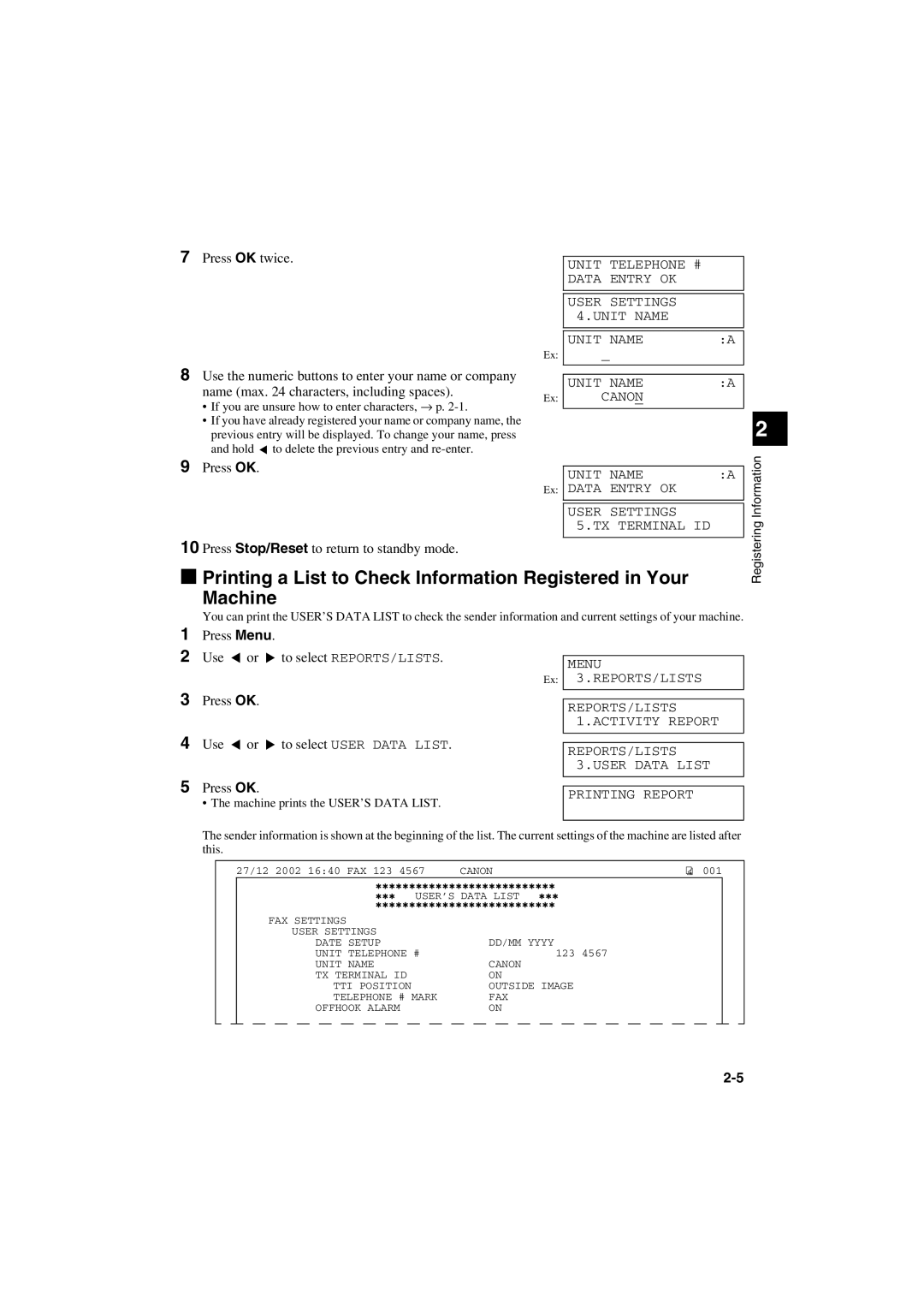 Canon MPC600F/400 manual If you are unsure how to enter characters, → p, Hold to delete the previous entry and re-enter 