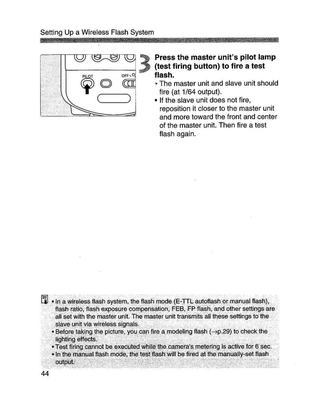 Canon MR-14EXl manual Setting Up a Wireless Flash System 