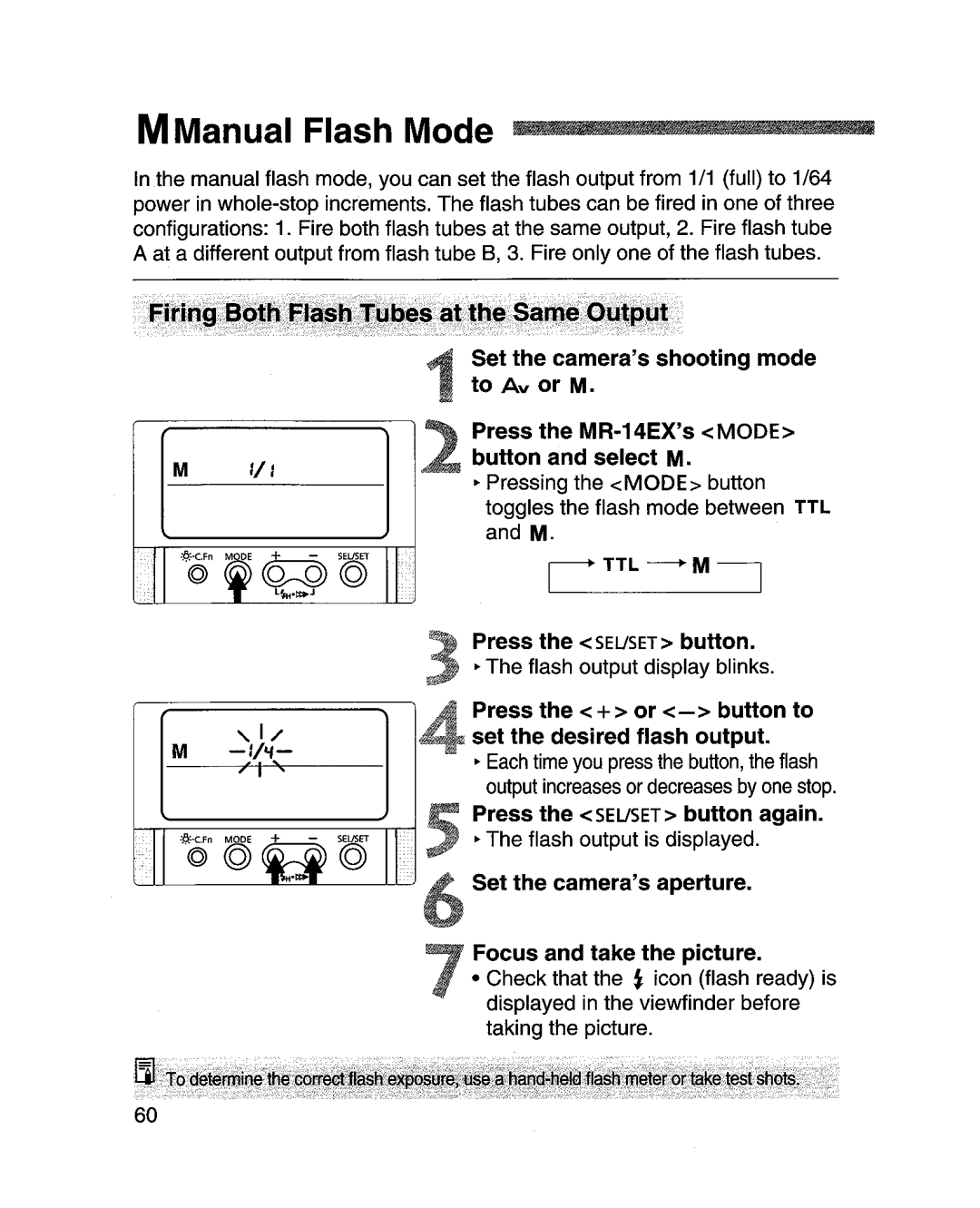 Canon MR-14EXl manual Cttl~M~ 