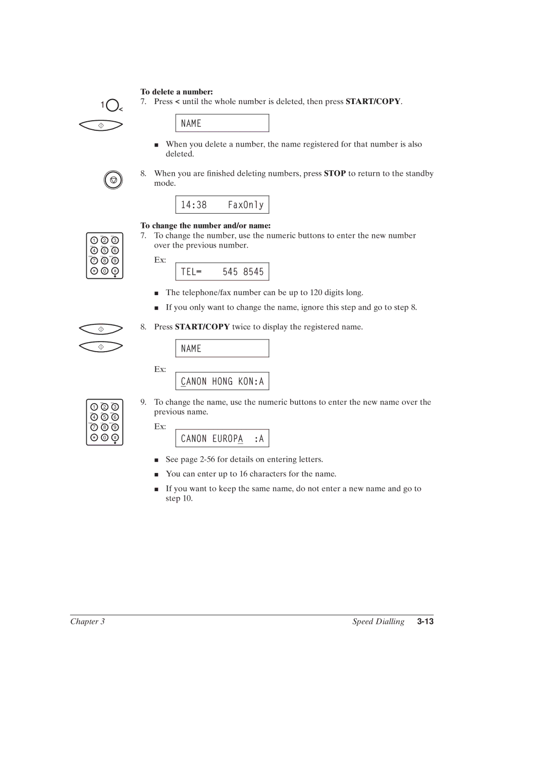 Canon MultiPASSTM C50 manual Name Canon Hong Kona, Canon Europa a 